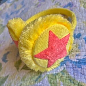 Rare y2k Yellow and Pink star earmuffs